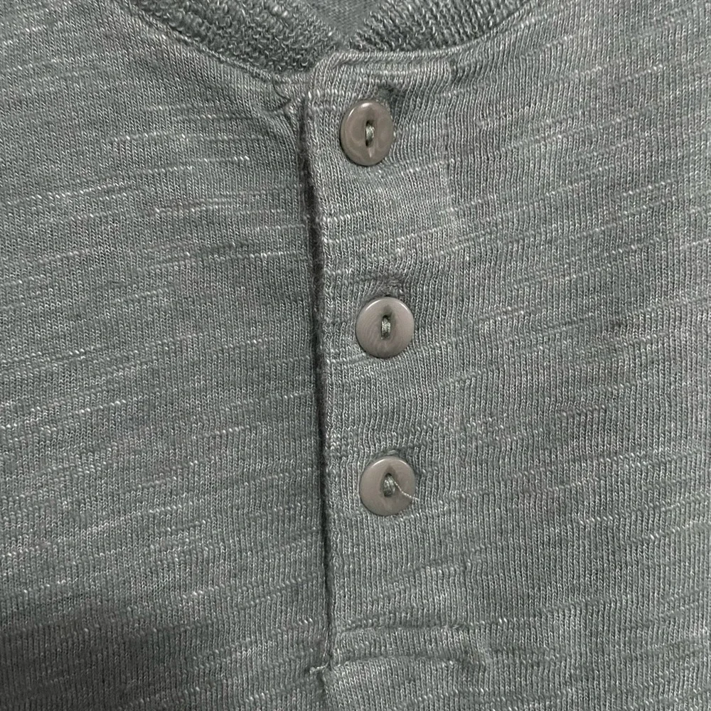 NWT Men Lucky Brand green linen shirt short sleeve - Picture 6 of 7